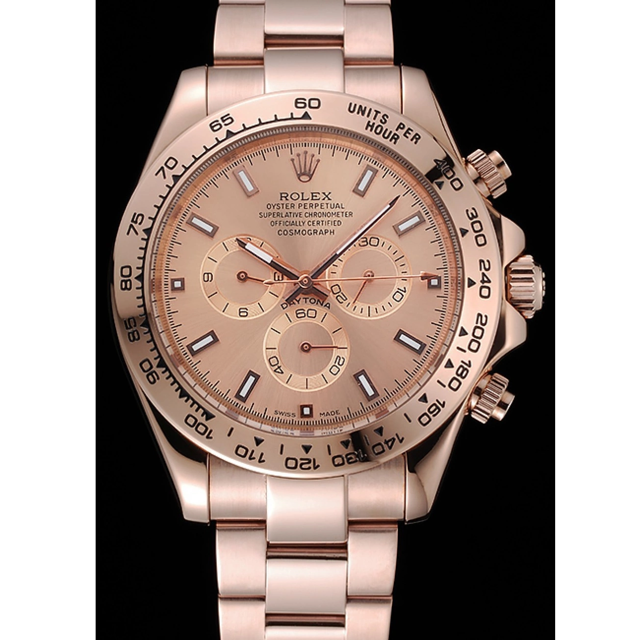 Rolex copies cheap Rolex Gold And Daytona Case Dial 1454247 Rose Bracelet Cosmograph Pink 0730